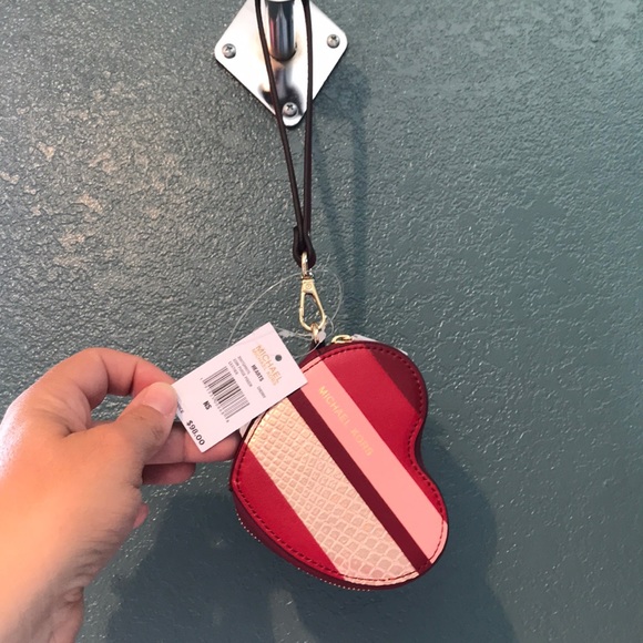 Sold Micheal Kors hearts cherry coin purse pouch - Picture 1 of 5